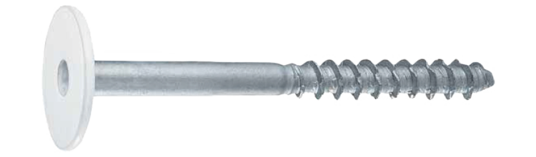 ISOLERSKRUV DDS-Z GRÅVIT 9002 6X100 MM 100P