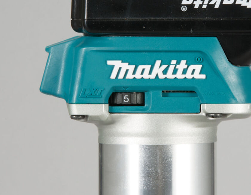 MULTIFRÄS LXT 18V BL 6/8 MM INK.TILLB NAKEN MAKITA