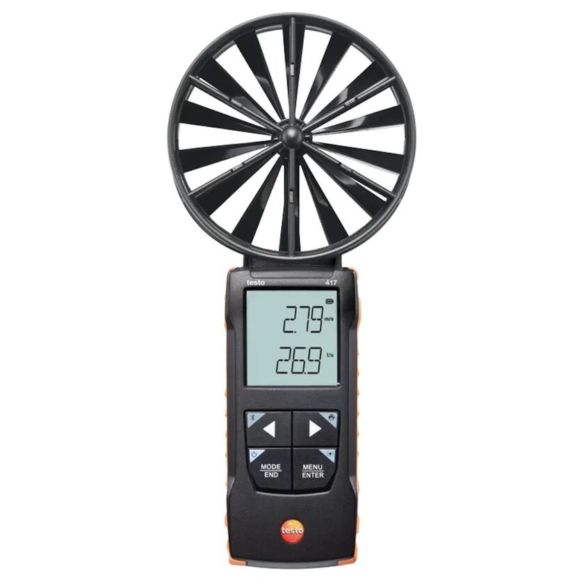 VINGHJULSANEMOMETER DIGITAL 417 TESTO