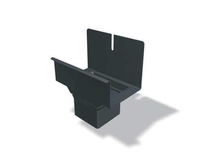 OMVIKNINGSKUPA REKT KVD PREFA P10 ANTGRÅ 400 100MM