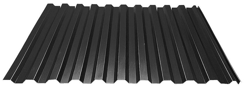 PLÅT PROFILERAD 20-105 PLANNJA POLY VIT 2500X1050X0,5 MM