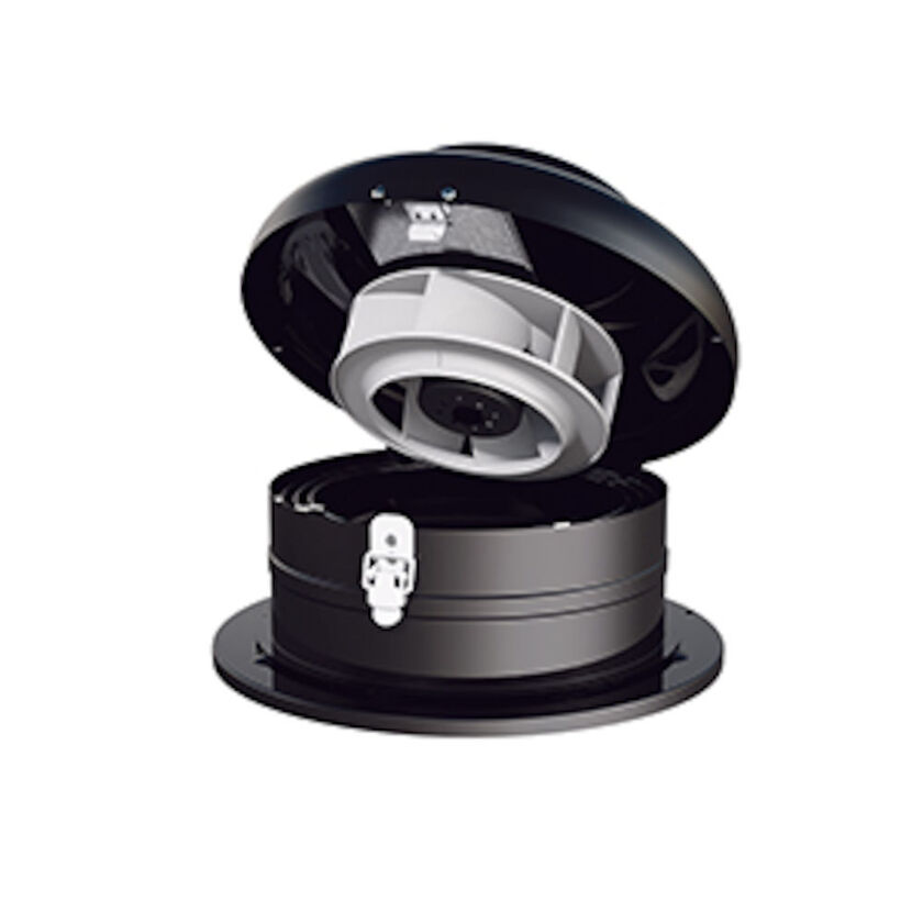 TAKFLÄKT TKC 300 C1 EC SVART