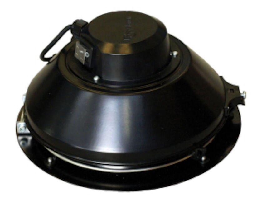 TAKFLÄKT TFSR 125M SVART