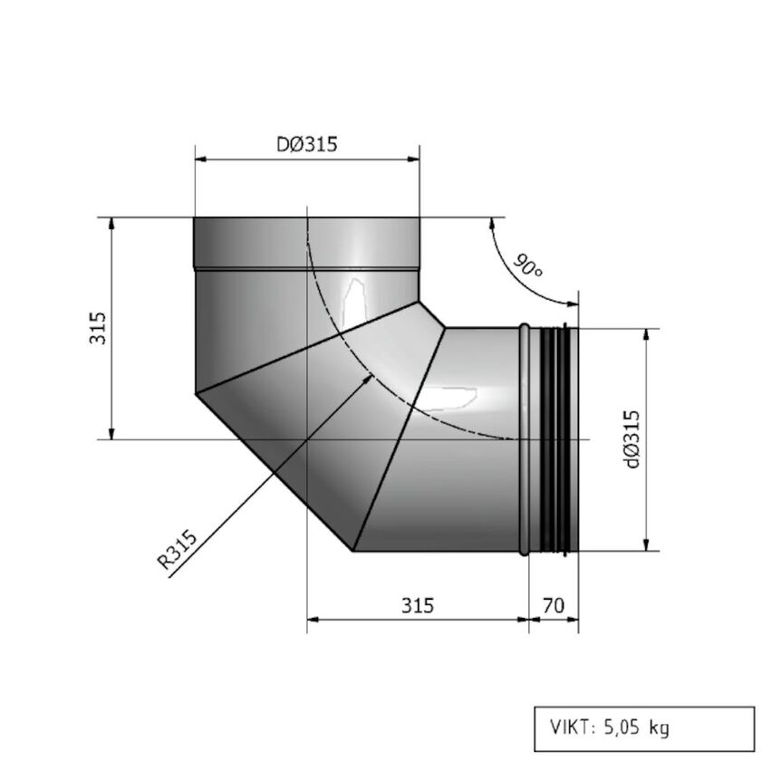 BÖJ HVH HEAT 90 GR 315 MM