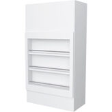 FLÄKTÖVERSKÅP FFÖ 336 VIT 50 CM