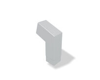 RÖRVINKEL KVADRATISK KORT ALU 72° 100 MM