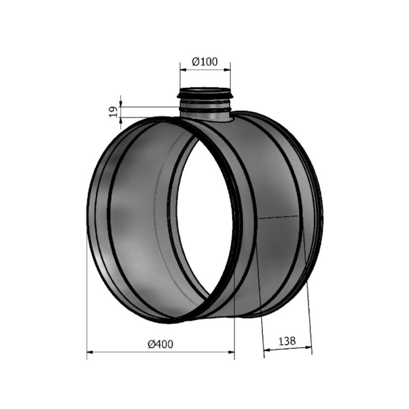 GRENRÖR HTK ZM120 400-100 MM