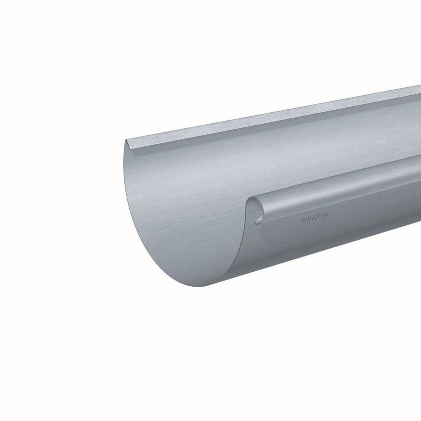 HÄNGRÄNNA RHEINZINK BRIGHT ROLLED 100 3000 MM