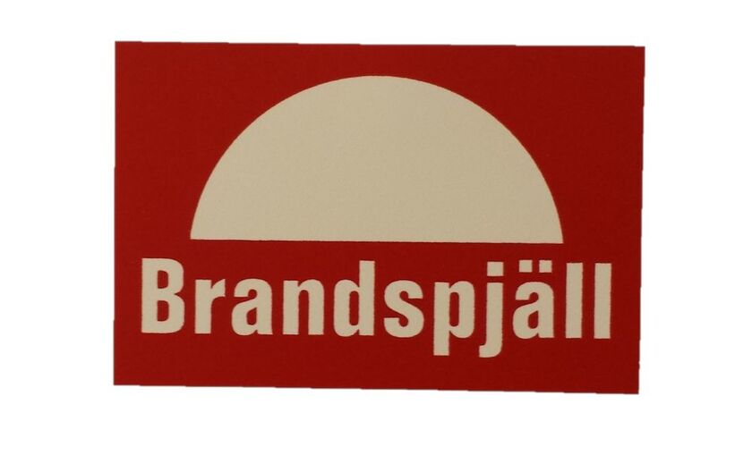 MÄRKSKYLT BRANDSPJÄLL 10-PACK