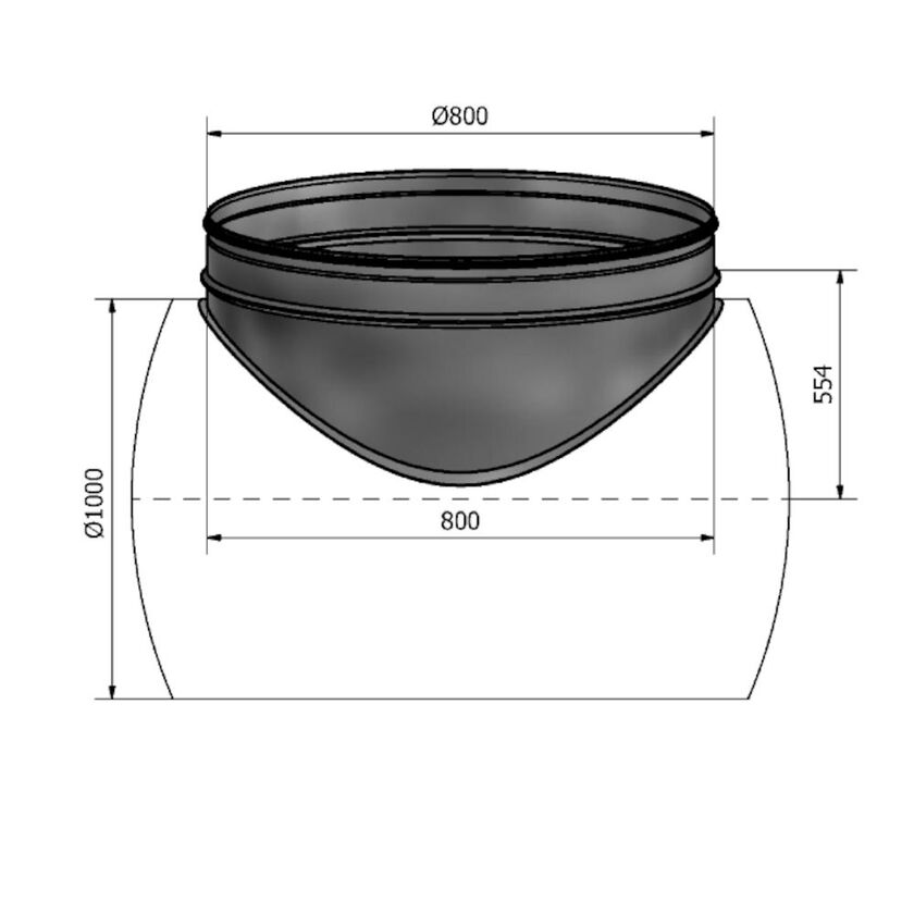 PÅSTICK HPS FZ 1000-800 MM