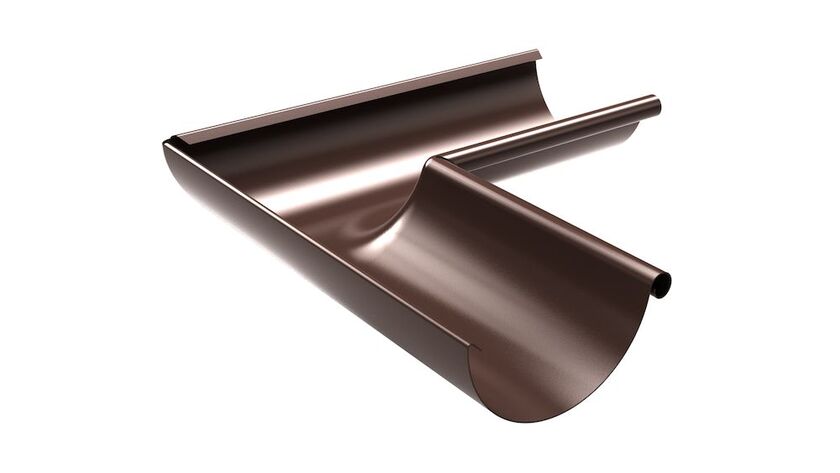 RÄNNVINKEL INNER 90° PLANNJA MÖRKBRUN 56 100 MM