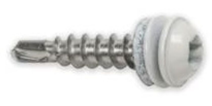 VINDSKIVESKRUV MED BRICKA NOVIPRO PROTECT 4 VIT 80 4,2X25 250-PACK
