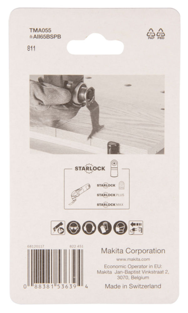 MULTIBLAD TMA055 STARLOCK MAKITA BIM 65 MM