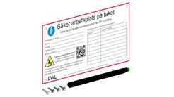 INFORMATIONSSKYLT TAKTILLTRÄDE CWL