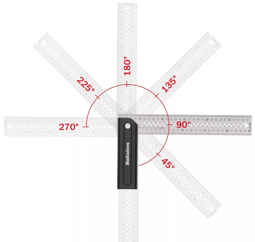 VINKELHAKE STÄLLBAR QUATTRO 270 MM