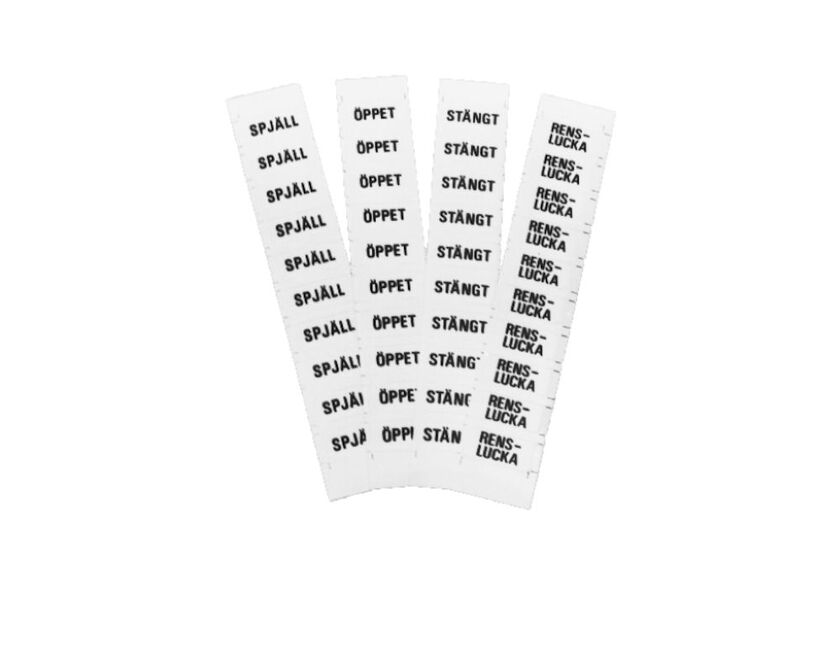 MÄRKETIKETT RENSLUCKA 50-PACK