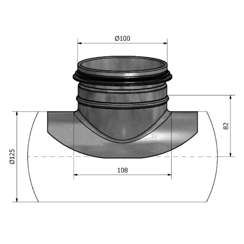 PÅSTICK HPS ZM310 125-100