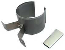 RÖRSVEP FÖR TRÄVÄGG ZINK 100 MM