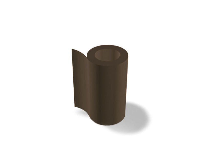 PLÅT RULLE PREFA ALU BRUN 1000X0,7 MM
