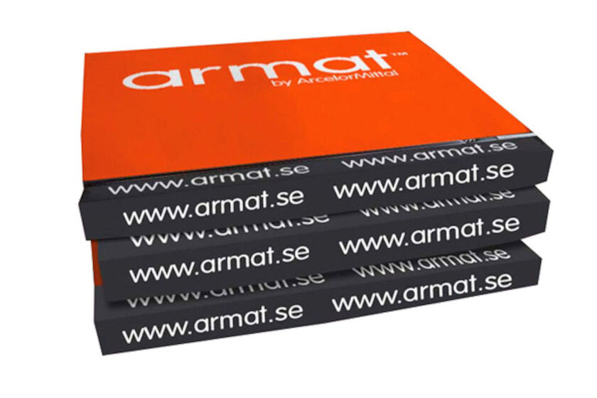 PLÅT FORMAT AMM ARMAT SILV MATT FO 2500X2500X0,6MM