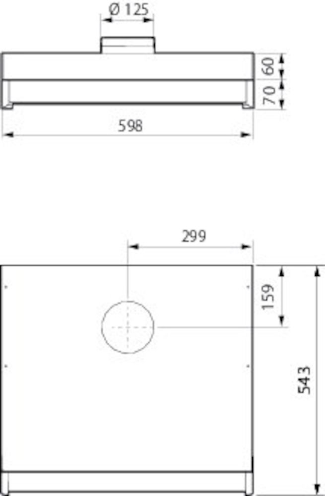 SPISKÅPA MONOLIT-10/B RF TIMER SAVE CENT 60 CM