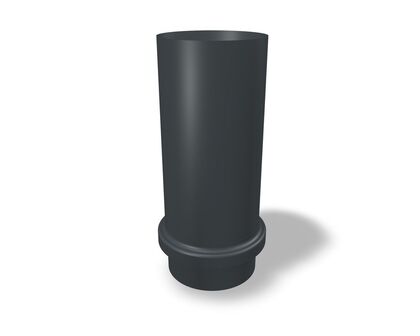 BRUNNSUTKASTARE PREFA P10 MÖRKGRÅ 80 MM