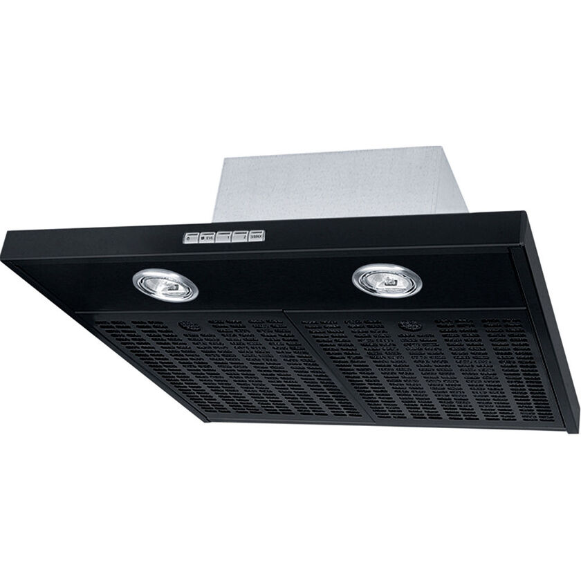 SPISFLÄKT 600 LED SVART 60 CM