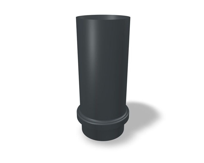 BRUNNSUTKASTARE PREFA P10 MÖRKGRÅ 100 MM