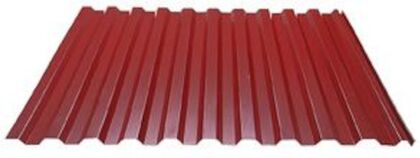PLÅT PROFILERAD TP20 HP25 MRÖD 2500X0,5 MM TB 1000