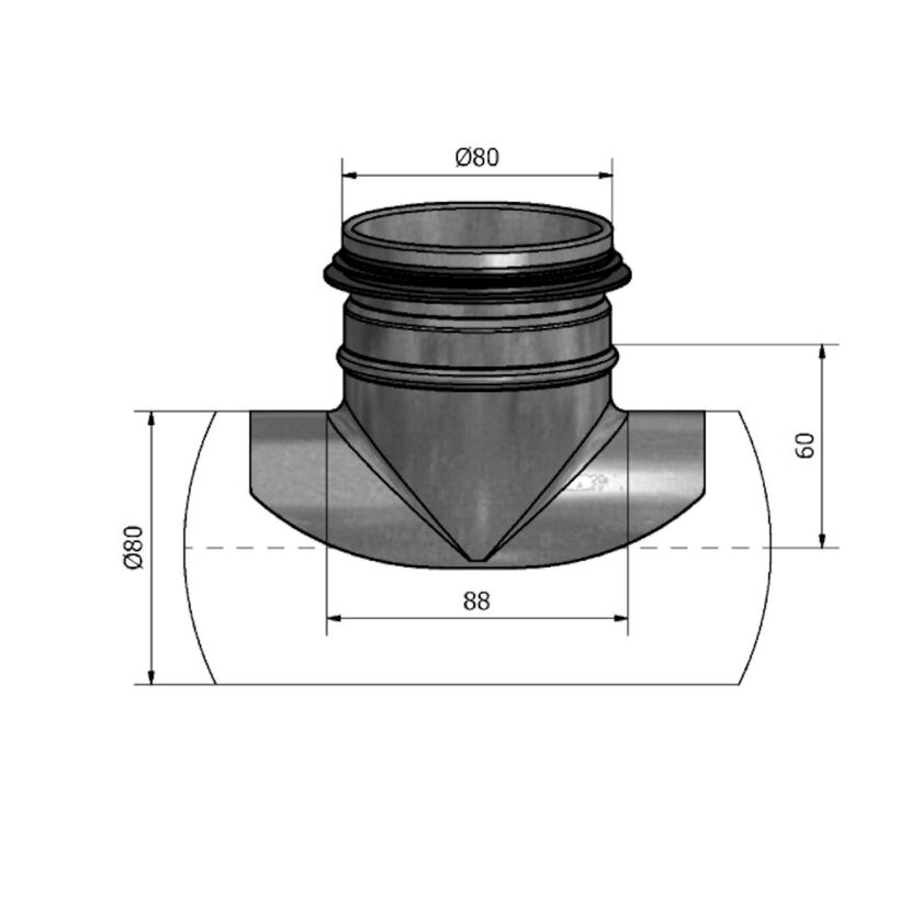 PÅSTICK HPS SF 1.4404 80-80