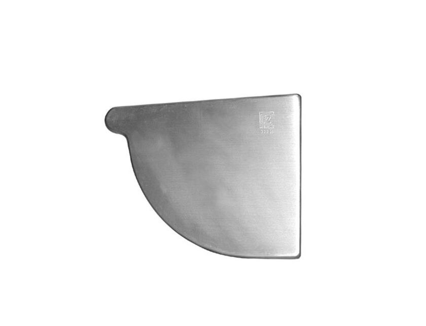 RÄNNGAVEL KVARTR VÄ RHEINZINK BRIGHT ROLLED 333 MM