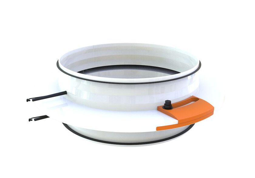 IRISSPJÄLL HRSI VIT 125 MM