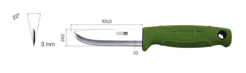 GROVKNIV ROSTFRI NOVIPRO