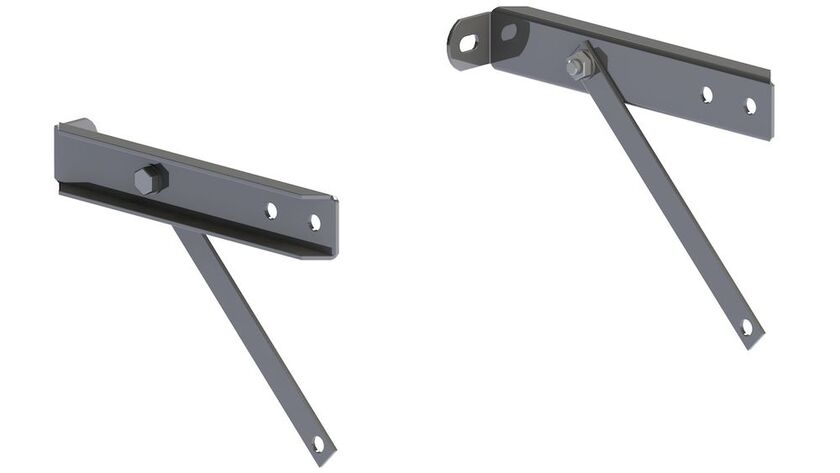 KONSOLSATS FASADSTEGE A-220 CWL ANTRACITGRÅ 270 MM