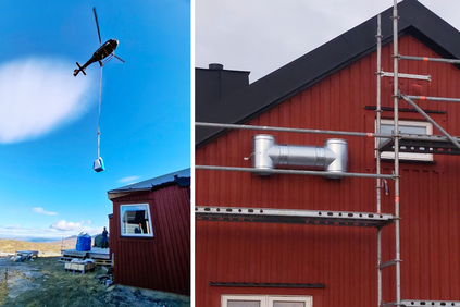 Utmanande ventilationsprojekt på fjället