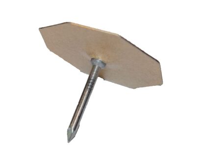 SVETSSPIK OKTAPIN MED ISOLERAD BRICKA 98 MM