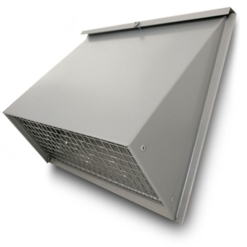 YTTERVÄGGSKÅPA VK ZINKGRÅ 200 MM