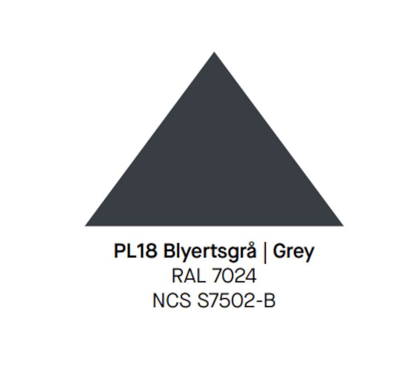 PLÅT RULLE GC PRO BT EMK BLYERTSGRÅ 18 1250X0,6 MM