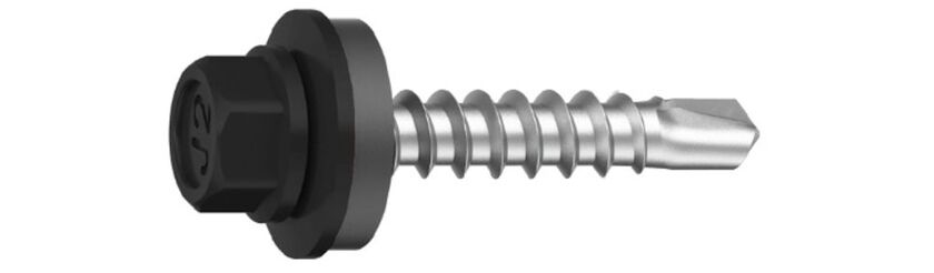 FARMARSKRUV TRÄ EJOT SVART 9011 4,9X35 MM 250P