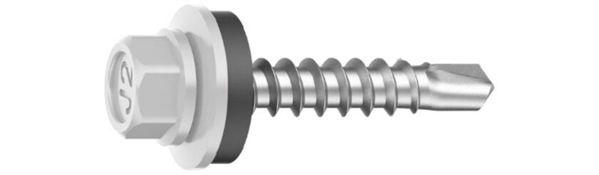 FARMARSKRUV TRÄ EJOT VIT 9010 4,9X60 MM 100P