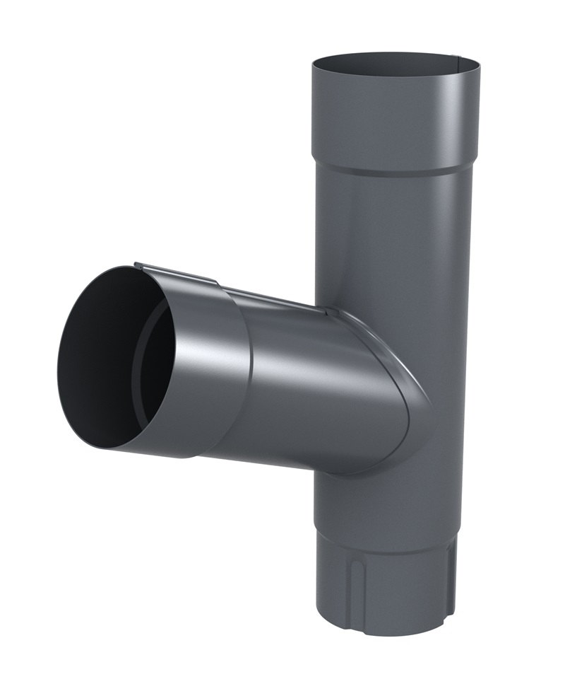 GRENRÖR 60° PLANNJA BLYERTSGRÅ 18 110 MM