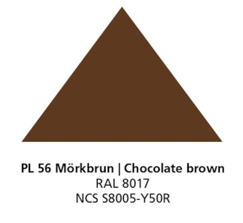 SKARPRÖRSVINKEL 60 GR PLANNJA MÖRKBRUN 56 120 MM
