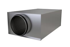 LJUDDÄMPARE HFF-C REKT-CIRK STENULL 125 500 MM