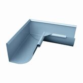 RÄNNVINKEL KVARTR INN RHEINZINK BRIGHTROLLED 333MM