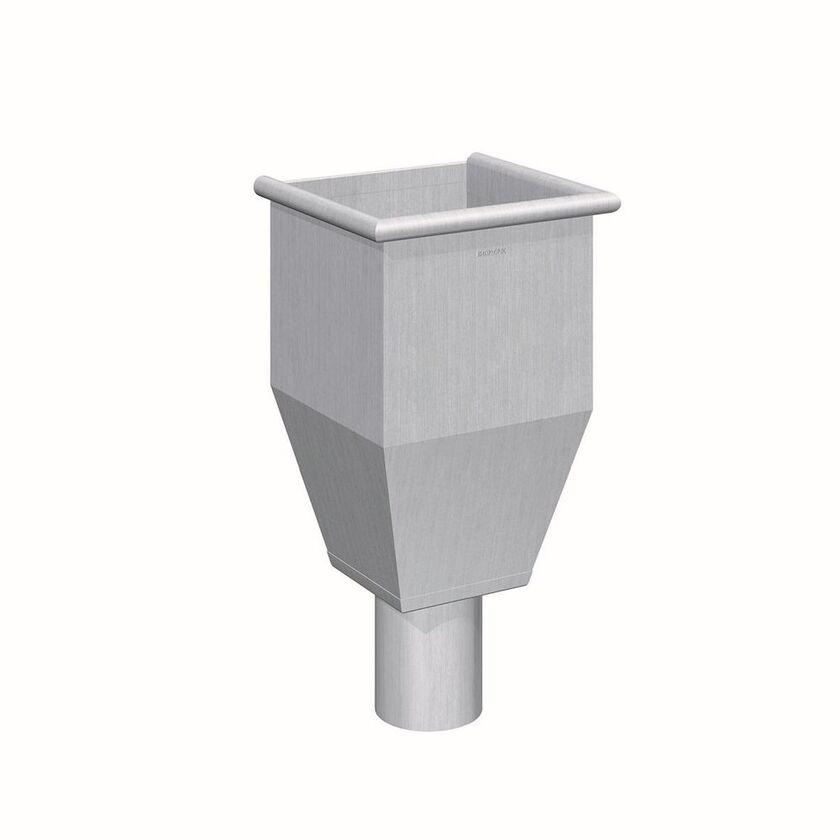 VATTENKUPA REKT RHEINZINK GRAPHITE GREY 220 100 MM