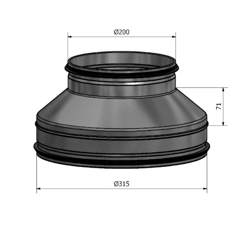 REDUKTION HFC N-N VIT 315-200