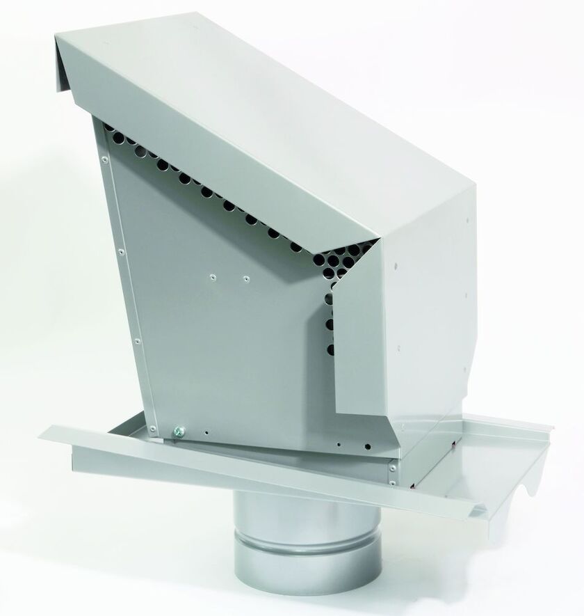 TAKHUV AVLUFT BRVAA SVART TAKPAPP 160 MM