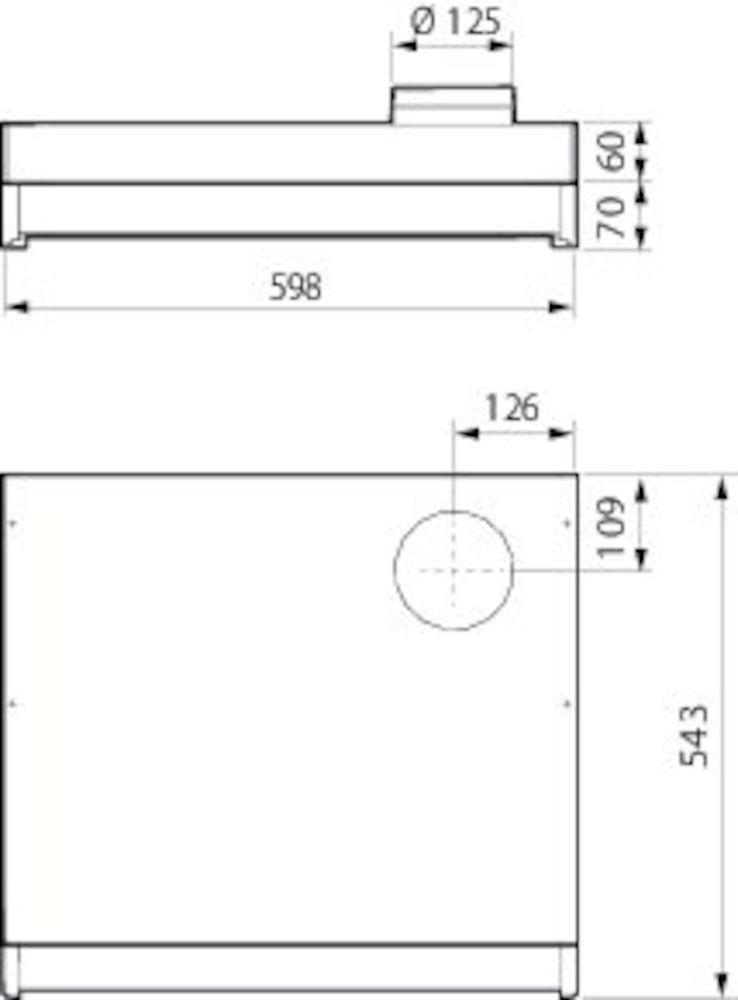 SPISKÅPA MONOLIT-16 TRAFO AC VIT HÖ 60 CM