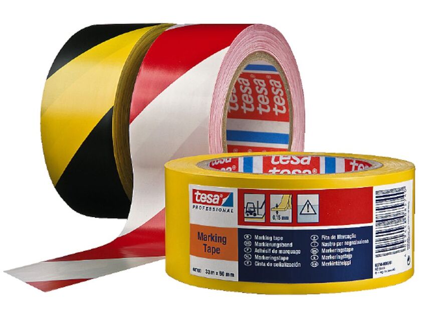 VARNINGSTEJP GUL/SVART 50 MM 33 M