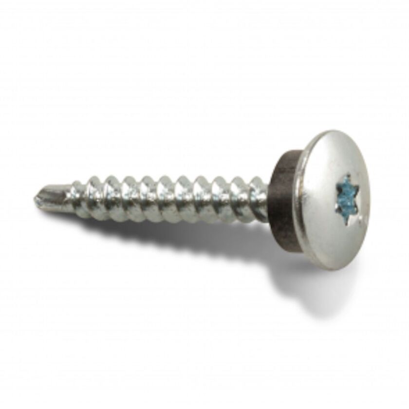 FASADSKRUV NOVIPRO MÖRKSILVER 15 4,8X35 MM 250P